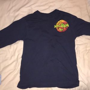 Space jam long sleeve tee shirt